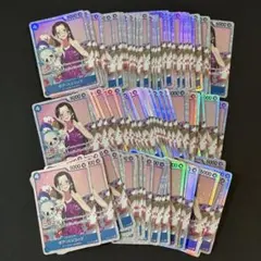 ワンピースカード　ボア・ハンコック　青　SR 100枚