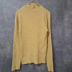 GRL ハイネックリブニット ボトルネック セーター モックネック M