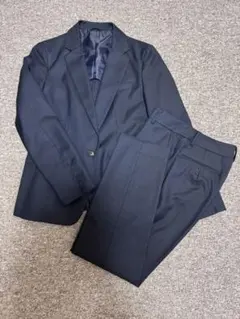 THE SUIT COMPANY she パンツスーツ上40下38 ネイビー