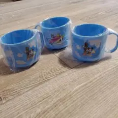 ミッキーマウス プラスチックマグカップ 3個セット