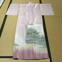 【新品✨しつけ糸付き】修学院離宮の情景を纏う上質な訪問着　紋入り／優美な風景刺繍のサムネイル