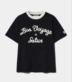 SATUR Bon Voyage Tシャツ ブラック