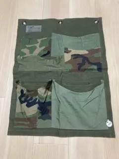 新品　パッチワークミリタリーウォールポケット　カモフラ