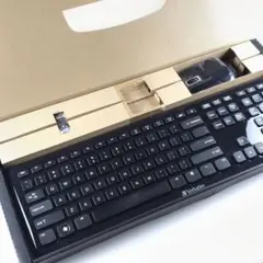 バーベイタム ワイヤレス スリムキーボード&マウスセット 送料無料のサムネイル