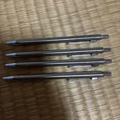 PLATINUM ボールペン おまけ付きの４本セット メタル　プラチナ万年筆のサムネイル