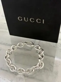 美品　オールドグッチ　GUCCI ヘビー　リンクチェーン　ブレスレット