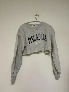WEGO クロップド丈 スウェット グレー Sサイズ