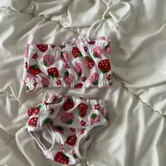 いちご柄 ベビー水着 ビキニスタイル　miki house