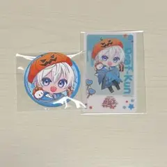 ドズル社 おかしな？お菓子パーティー おらふくん 缶バッジ クリアカード