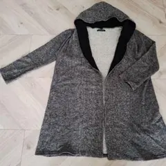 INGNI フード付きロングカーディガン M