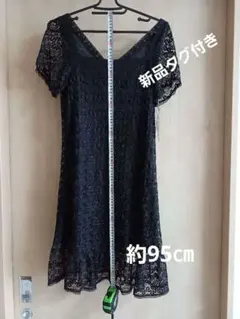 【新品】黒ワンピースのサムネイル