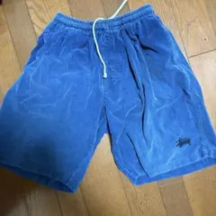 old stussy 90s ビンテージ デニム イージーショーツ 紺タグ ロゴ
