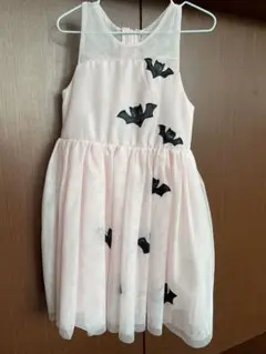H&Mピンクメッシュドレス120cm