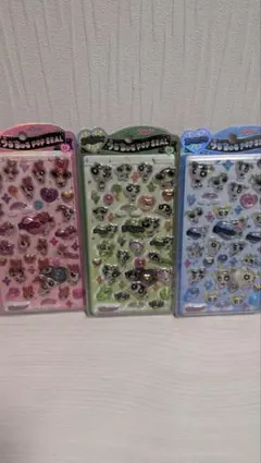 ポップシールセット パワーパフガールズ 3種セット