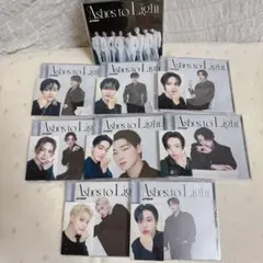 ATEEZ Ashes to Light ソロ版８形態 トレカコンプ 8枚セット