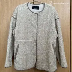 Green label relaxing ボアブルゾン