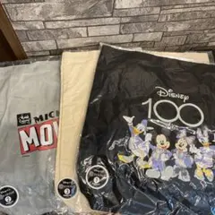ディズニー 100 ハッピーくじ D賞 トートバック 3点セット　新品未開封のサムネイル