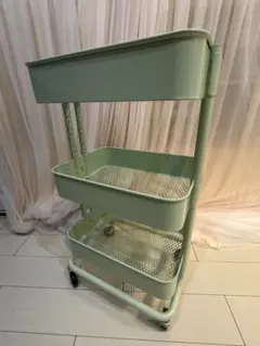 廃盤色 IKEA RÅSKOG ロースコグ ライトグリーン ワゴン