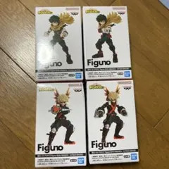 僕のヒーローアカデミア Figuno 緑谷出久 爆豪勝己 フィギュア 4体セット
