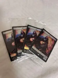 未開封　MTG 人間 トークン エルドレインの森　4枚