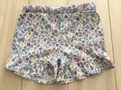 【水陸両用】プティマイン 花柄フリルショートパンツ 女の子100