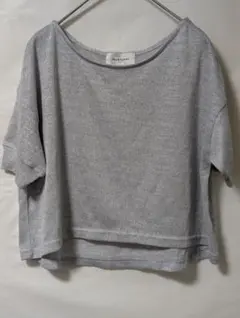 JILLSTUART 　半袖　Tシャツ グレー　ラメ入り　 FRのサムネイル