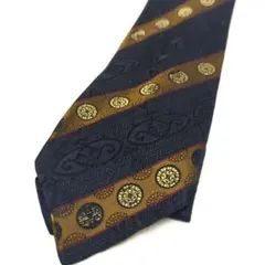 Christian Dior ネクタイ ネイビーとゴールド