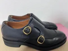 【極美品】ZEGNA（ゼニア）本革ビジネスシューズ ブラック EU 6 1/2のサムネイル