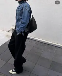 ok.soon black cotton pants