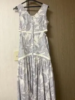 【herlipto】Floral Cut-Out Long Dress