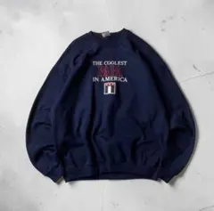 90s オールドJERZEES ヴィンテージスウェット 刺繍ロゴ USA