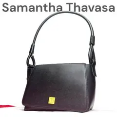 【未使用級】サマンサタバサ ワンショルダーバッグ キャビア型押し STロゴ