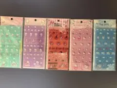 ハローキティ マイメロディ　タイルシール 5枚セット