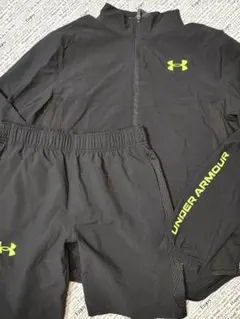 【新品未使用】UNDER ARMOUR セットアップ ブラック　XL/L