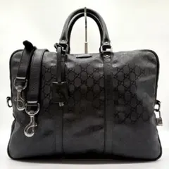 【極美品】GUCCI インプリメ 2way ビジネスバッグ ショルダー A4 黒