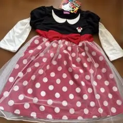 新品ミニーマウス ワンピース 110cm