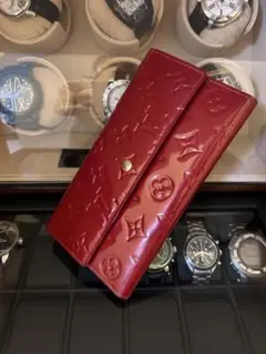 Louis Vuitton レッド モノグラム 長財布