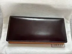 極美品】土屋鞄 TSUCHIYA レベーヌ ロングウォレット がま口 長財布