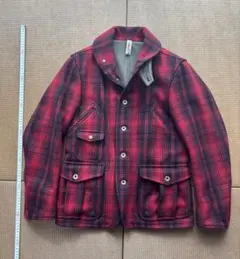 ノーリーズ　メンズウールコート　チェック柄