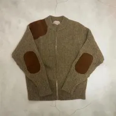 CHANGING PARTNERS ジップアップ ニット カーディガン