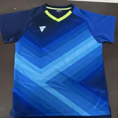 VICTAS 卓球ユニフォームLサイズ 青系