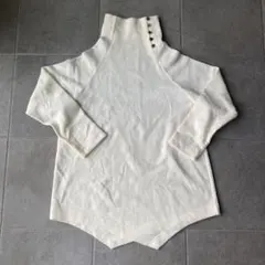 mind form foo アイボリー ハイネック セーター