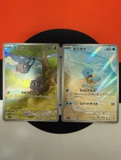 ゼニガメ（170/165）&モンジャラ（178/165）