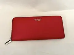 【超美品】kate spade 長財布 レッド
