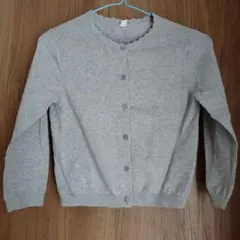 UNIQLO キッズ カーディガン グレー 120cm