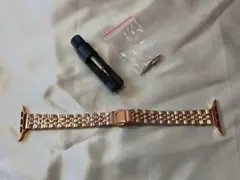 新品 Apple Watch ステンレスバンド ローズゴールド