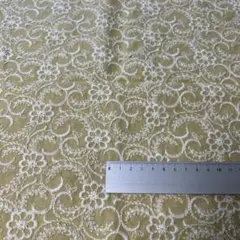 刺繍生地残布　縦25cm×横95cm