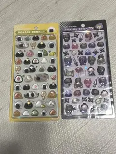 ボンボンドロップシール 和柄　忍者　おにぎり