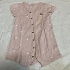 babyGap ロンパース くま柄 ピンク 6-12ヶ月