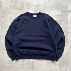 90s USA製　CHEETAH　ヘビーウェイト　スウェット　無地　単色　紺色